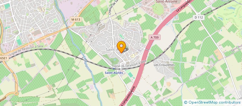 localisation de l'entreprise TEAM MOUNTAIN BIKE SAINT AUNES à SAINT-AUNES