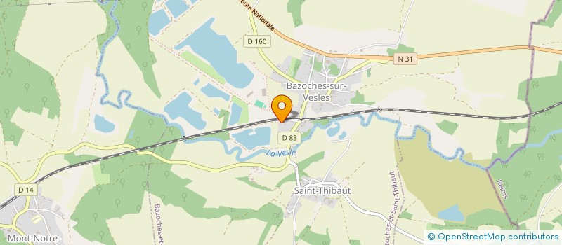 localisation de l'entreprise TEAM MXGC  BAZOCHES-ET-SAINT-THIBAUT