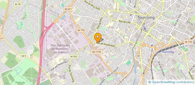 localisation de l'entreprise TEAM N' SPORT à TOURCOING