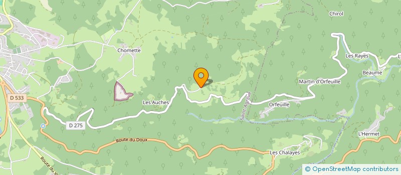 localisation de l'entreprise TEAM NARVAL T.N  SAINT-AGREVE