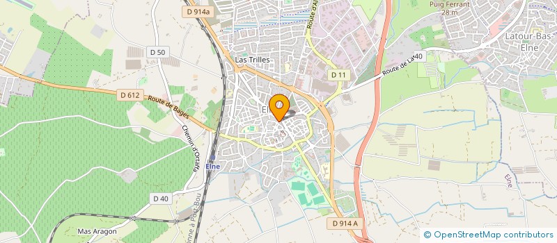 localisation de l'entreprise TEAM NOA TENNIS ASSOCIATION  ELNE