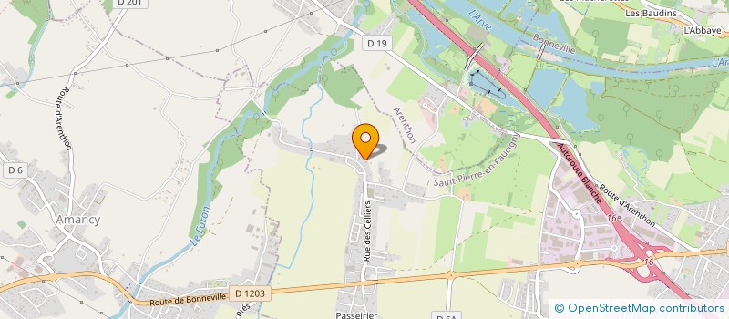 localisation de l'entreprise TEAM NOEL 74  SAINT-PIERRE-EN-FAUCIGNY