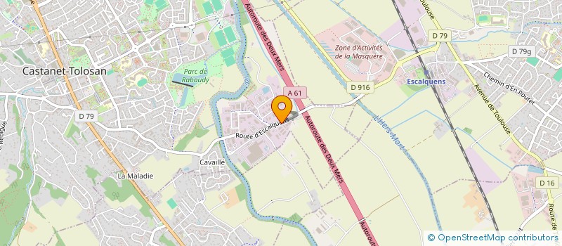 localisation de l'entreprise TEAM O3 à CASTANET-TOLOSAN