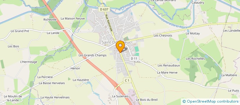 localisation de l'entreprise TEAM ON THE ROAD  SAINT-DOMINEUC