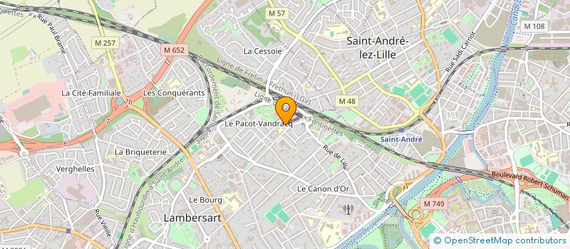 localisation de l'entreprise TEAM ONE PHYSIO à LAMBERSART