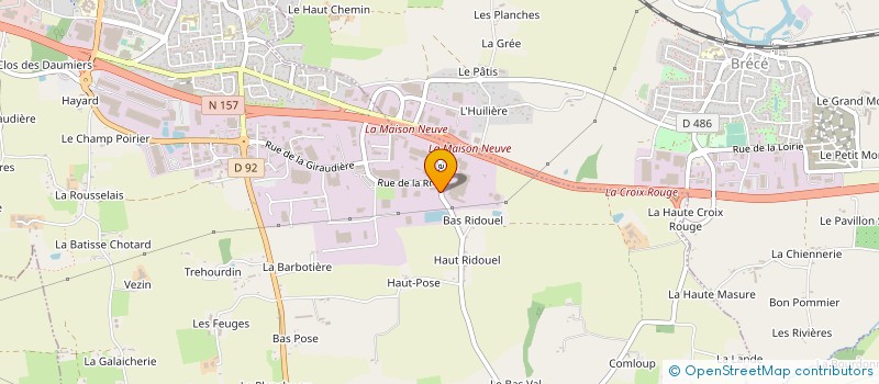 localisation de l'entreprise TEAM OUEST à NOYAL-SUR-VILAINE