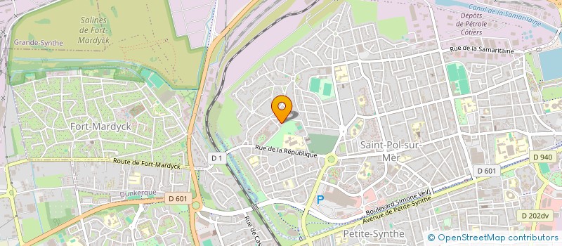 localisation de l'entreprise TEAM OVERTIME à DUNKERQUE