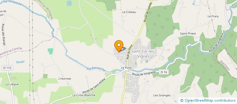 localisation de l'entreprise TEAM OXYGENE VTT  SAINT-CYR-LES-VIGNES