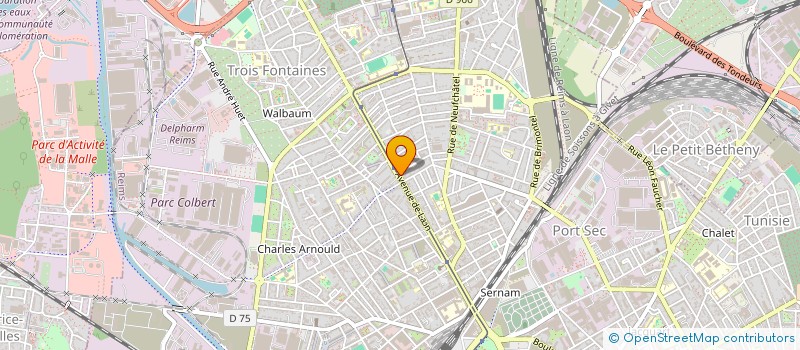 localisation de l'entreprise TEAM PARSEC  JONCHERY-SUR-VESLE