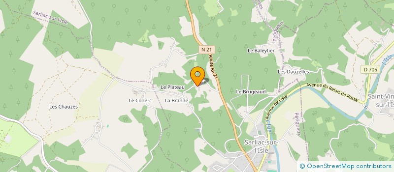 localisation de l'entreprise TEAM PAUL STAUDER MX  SARLIAC SUR L'ISLE