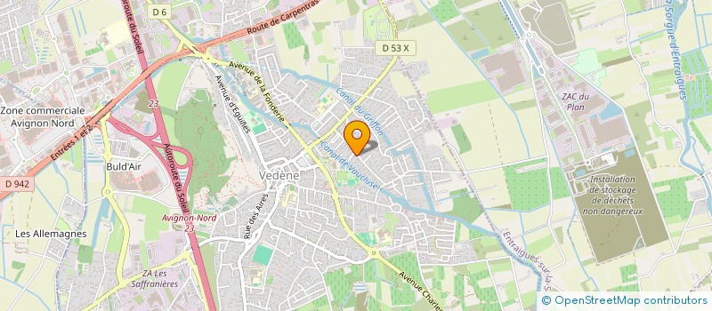 localisation de l'entreprise TEAM PECHE VEDENE 84 à VEDENE