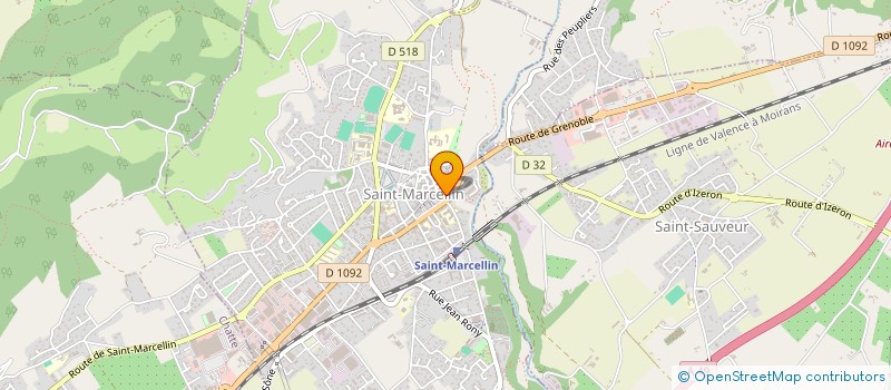 localisation de l'entreprise TEAM PETANQUE SAINT-MARCELLIN  SAINT-MARCELLIN