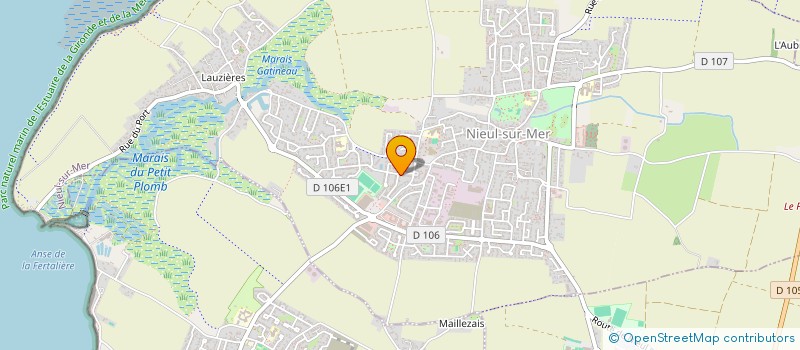 localisation de l'entreprise TEAM PL  NIEUL-SUR-MER