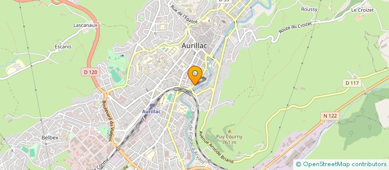 localisation de l'entreprise TEAM PM à AURILLAC