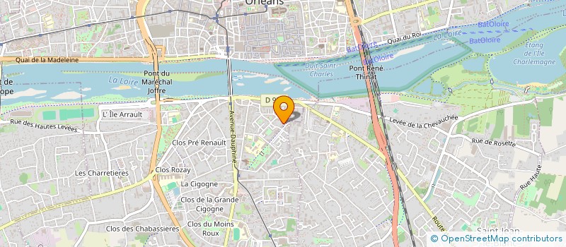 localisation de l'entreprise TEAM POCKET 45 à ORLEANS