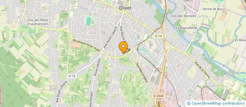localisation de l'entreprise TEAM POSEIDON à OLIVET