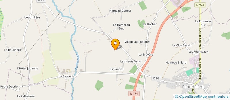 localisation de l'entreprise TEAM PRESTON VIRE NORMANDIE  PONT-HEBERT