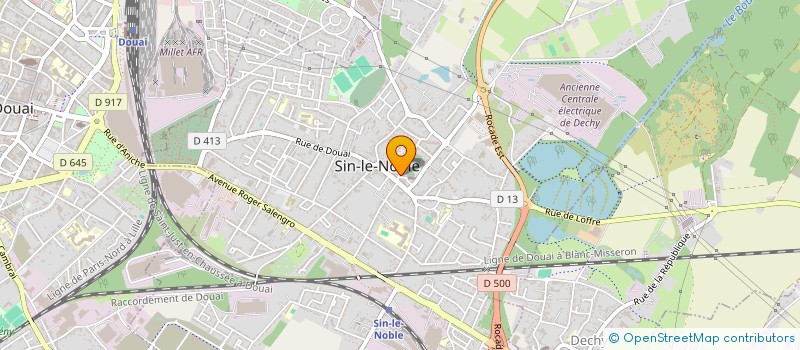 localisation de l'entreprise TEAM PRO à SIN-LE-NOBLE