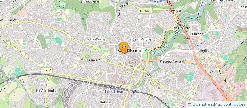 localisation de l'entreprise TEAM PRO INVEST à SAINT-BRIEUC