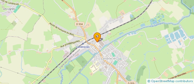 localisation de l'entreprise TEAM PROCONSTRUCT  LANDRECIES