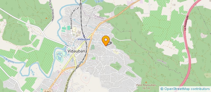 localisation de l'entreprise TEAM PROTECT  VIDAUBAN