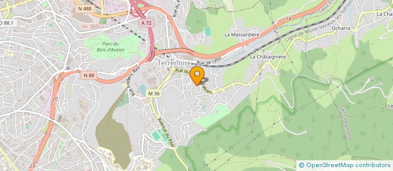 localisation de l'entreprise TEAM PRUDENT COMPETITION  SAINT-ETIENNE