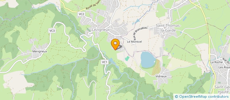 localisation de l'entreprise TEAM R.A.S. (RACING AUTO SPORT)  LEZIGNEUX