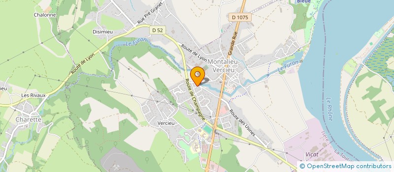 localisation de l'entreprise TEAM-R TRANSPORT ET SERVICES  MONTALIEU-VERCIEU