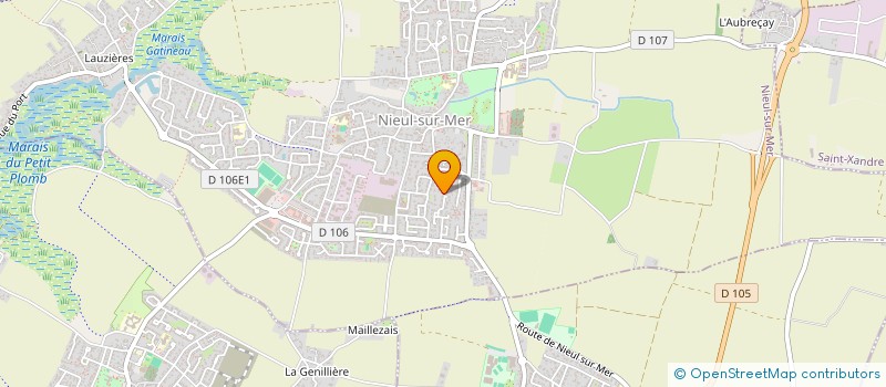 localisation de l'entreprise TEAM R14C  NIEUL-SUR-MER