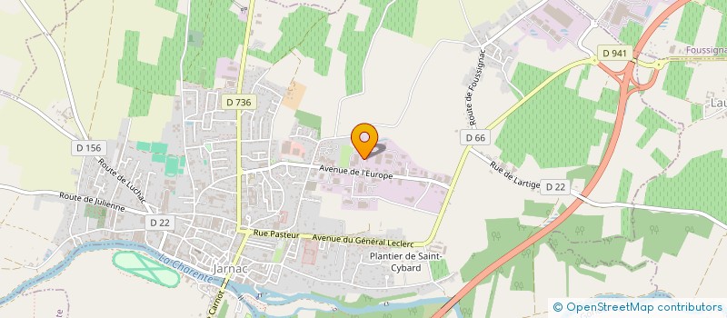 localisation de l'entreprise TEAM RACING 16 à JARNAC