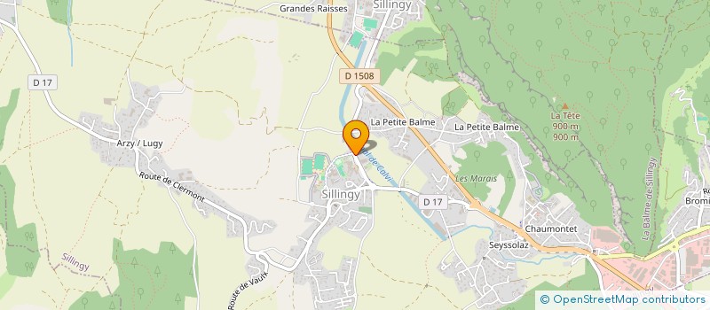 localisation de l'entreprise TEAM RACLETTE à SILLINGY