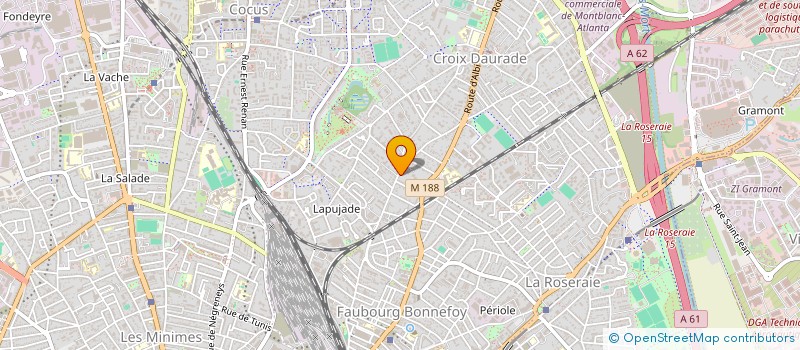 localisation de l'entreprise TEAM RAID OCC' CHILI PEPPERS  TOULOUSE