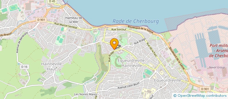 localisation de l'entreprise TEAM RAZ BLANCHARD  CHERBOURG-EN-COTENTIN