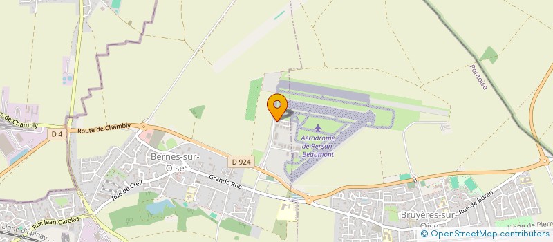 localisation de l'entreprise TEAM REFLEX PARAMOTEUR  BERNES-SUR-OISE