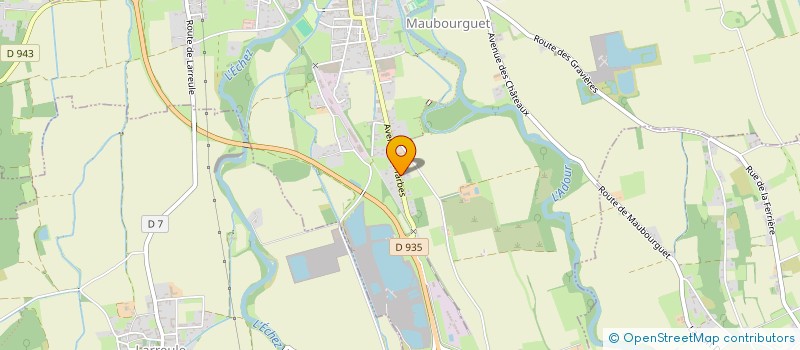 localisation de l'entreprise TEAM RENAUD SPORT  MAUBOURGUET