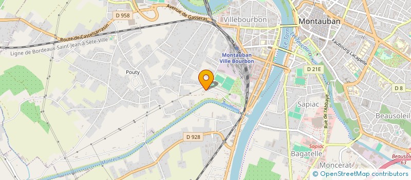 localisation de l'entreprise TEAM RIVER CLEAN 82  MONTAUBAN