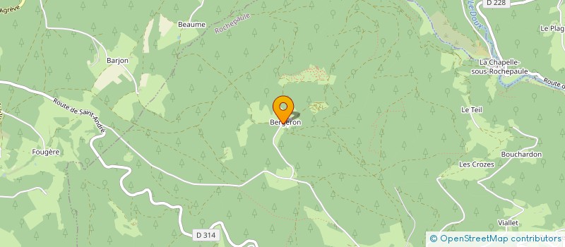 localisation de l'entreprise TEAM ROCHEPAULE  ROCHEPAULE