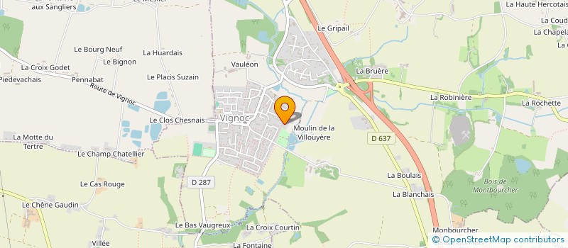 localisation de l'entreprise TEAM RODOLPHE AUDRAN  VIGNOC