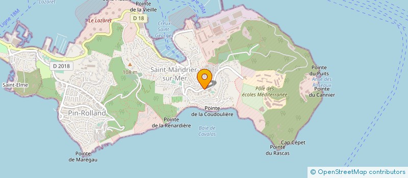 localisation de l'entreprise TEAM ROSE DES VENTS DU VAR à SAINT-MANDRIER-SUR-MER