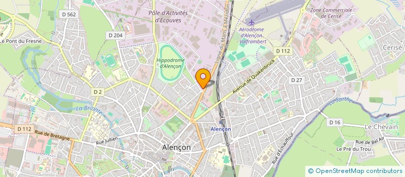 localisation de l'entreprise TEAM ROUE LIBRE - ALENCON  ALENCON