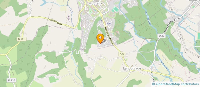 localisation de l'entreprise TEAM S.R.O.  MOURENX