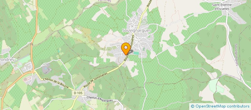 localisation de l'entreprise TEAM SAN'  SOUVIGNARGUES