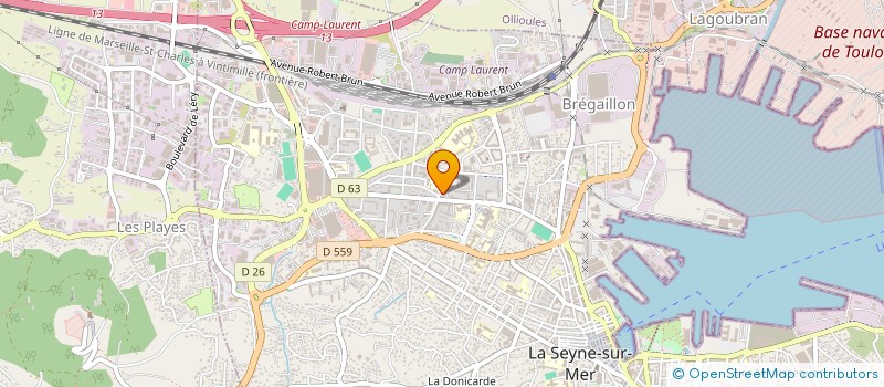 localisation de l'entreprise TEAM SANTIAGO RACING à LA SEYNE SUR MER