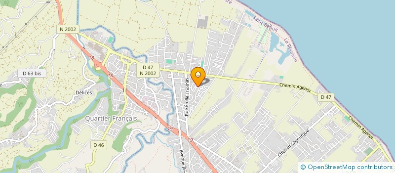 localisation de l'entreprise TEAM SARDA SPORT  SAINT-ANDRE