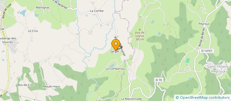 localisation de l'entreprise TEAM SARGET  SAINTE-FEREOLE