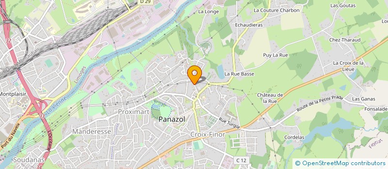 localisation de l'entreprise TEAM SECURITE à LIMOGES