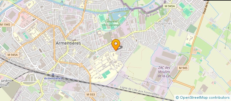 localisation de l'entreprise TEAM SENSAS ARMENTIERES à ARMENTIERES