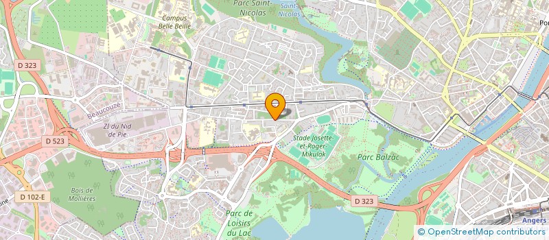 localisation de l'entreprise TEAM SENSAS CACHALOTS 49 à ANGERS