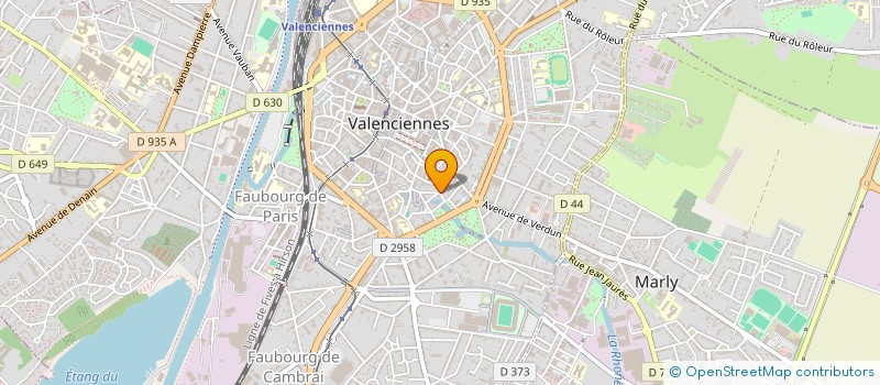 localisation de l'entreprise TEAM SERVICE AERO  VALENCIENNES