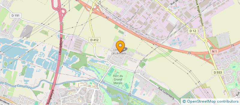 localisation de l'entreprise TEAM SEVEN  AMIENS